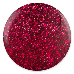 DND Acrylic & Powder Dip Nails 677 - Glitter, Red Colors