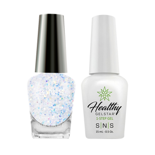  SNS Gel Nail Polish Duo - DW08 Eternal City - White, Blue Colors by SNS sold by DTK Nail Supply