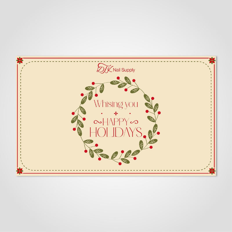 E - Gift Card: Happy Holidays - 4 - DTK Nail Supply
