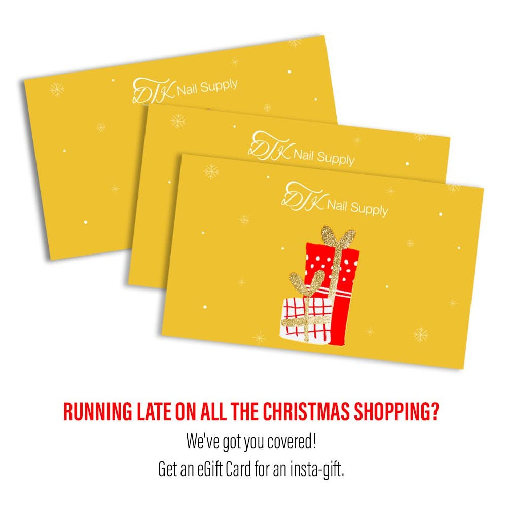 E - Gift Card: Happy Holidays - DTK Nail Supply