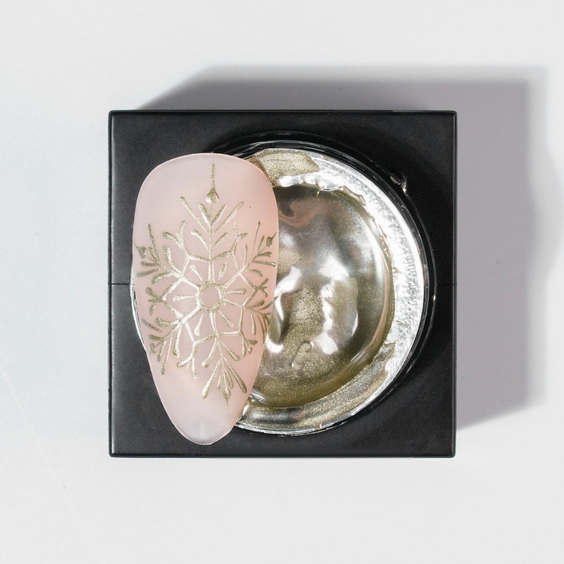 Emboss Gel Polish Nail Art - 5g Gold - DTK Nail Supply