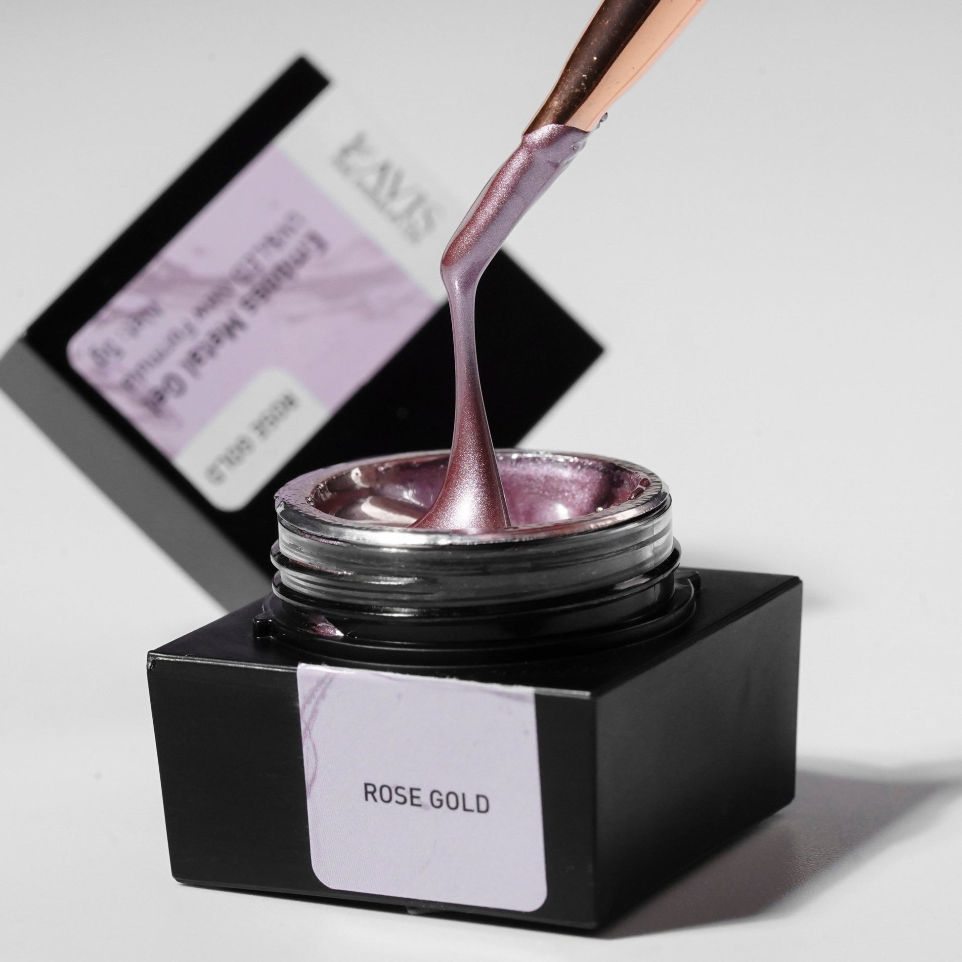 Emboss Gel Polish Nail Art - 5g Rose Gold - DTK Nail Supply