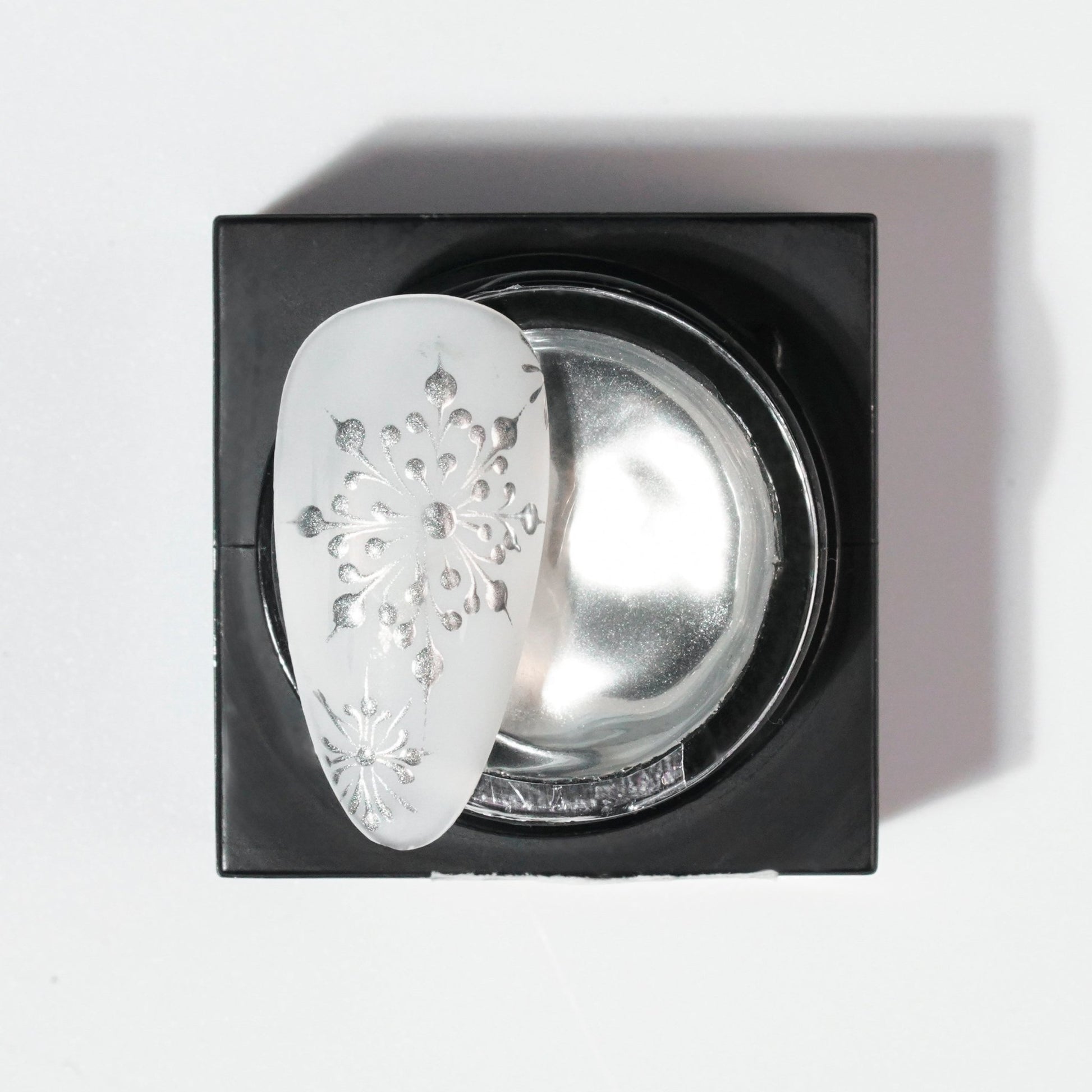 Emboss Gel Polish Nail Art - 5g Silver - DTK Nail Supply