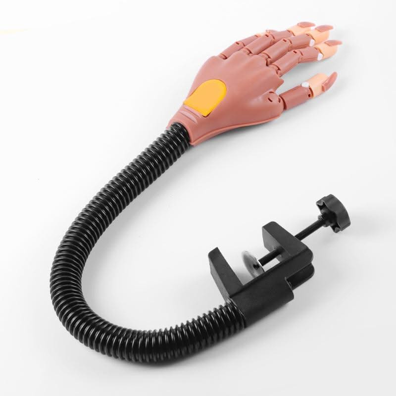 Fake Flexible Movable Nail Training Practice Fake Hand For Acrylic Nails - DTK Nail Supply