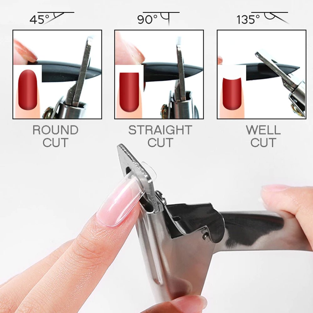 Fake Nail Edge Cutter - Rainbow - DTK Nail Supply