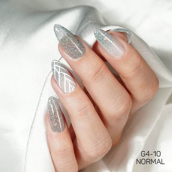 LAVIS Glitter G04 - 10 - Gel Polish 0.5 oz - Couture Collection by LAVIS NAILS sold by DTK Nail Supply