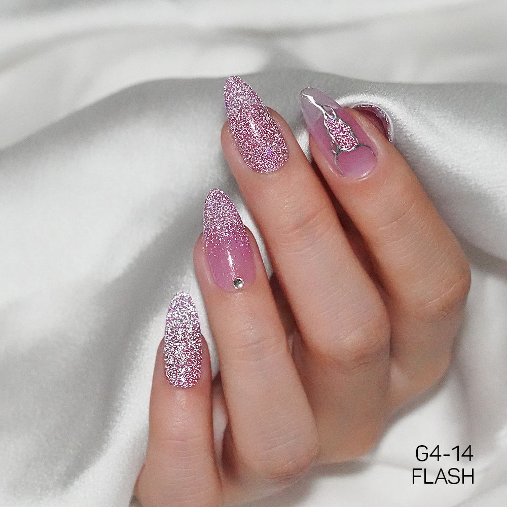 LAVIS Glitter G04 - 14 - Gel Polish 0.5 oz - Couture Collection by LAVIS NAILS sold by DTK Nail Supply