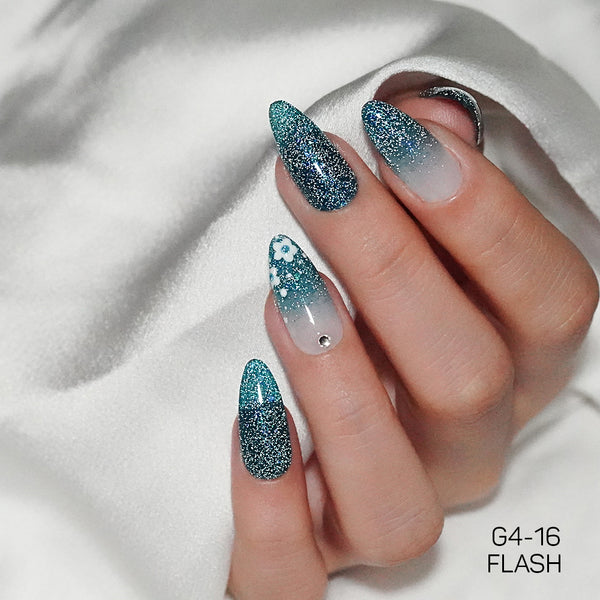 LAVIS Glitter G04 - 16 - Gel Polish 0.5 oz - Couture Collection by LAVIS NAILS sold by DTK Nail Supply