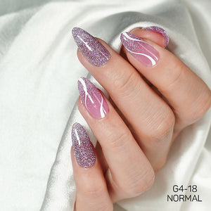 LAVIS Glitter G04 - 18 - Gel Polish 0.5 oz - Couture Collection by LAVIS NAILS sold by DTK Nail Supply
