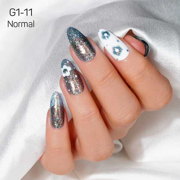 LAVIS Glitter G01 - 11 - Gel Polish 0.5 oz - Galaxy Collection by LAVIS NAILS sold by DTK Nail Supply