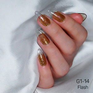 LAVIS Glitter G01 - 14 - Gel Polish 0.5 oz - Galaxy Collection by LAVIS NAILS sold by DTK Nail Supply