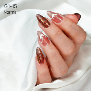 LAVIS Glitter G01 - 15 - Gel Polish 0.5 oz - Galaxy Collection by LAVIS NAILS sold by DTK Nail Supply