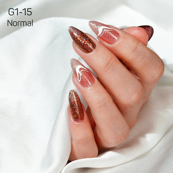 LAVIS Glitter G01 - 15 - Gel Polish 0.5 oz - Galaxy Collection by LAVIS NAILS sold by DTK Nail Supply