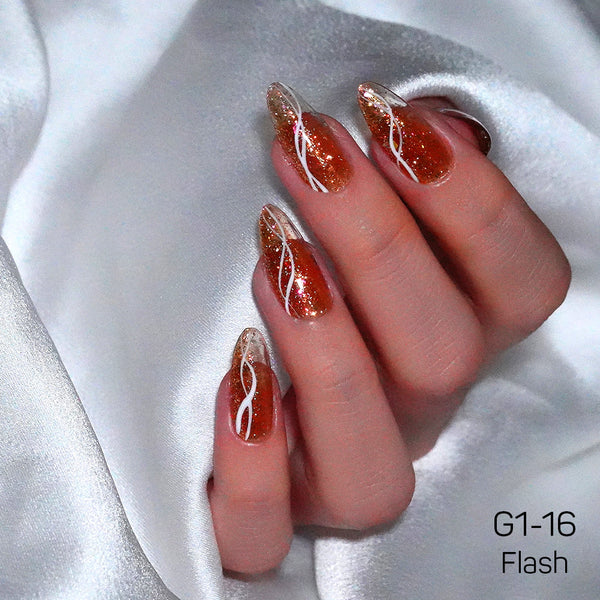 LAVIS Glitter G01 - 16 - Gel Polish 0.5 oz - Galaxy Collection by LAVIS NAILS sold by DTK Nail Supply