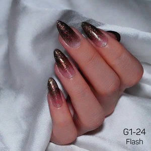 LAVIS Glitter G01 - 24 - Gel Polish 0.5 oz - Galaxy Collection by LAVIS NAILS sold by DTK Nail Supply