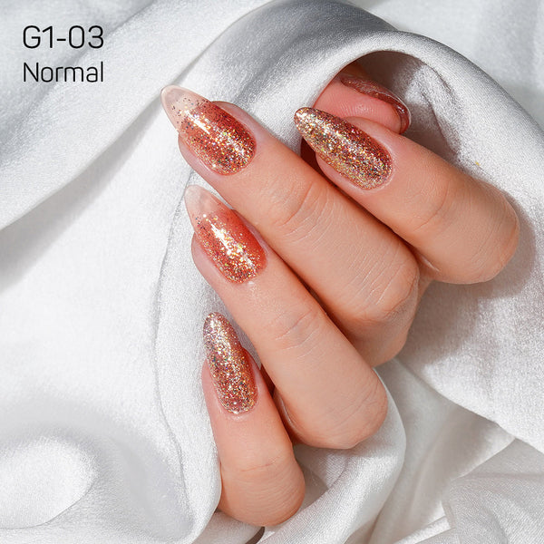 LAVIS Glitter G01 - 03 - Gel Polish 0.5 oz - Galaxy Collection by LAVIS NAILS sold by DTK Nail Supply