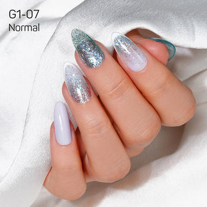 LAVIS Glitter G01 - 07 - Gel Polish 0.5 oz - Galaxy Collection by LAVIS NAILS sold by DTK Nail Supply