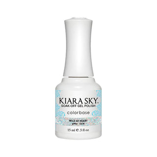  Kiara Sky Gel Polish 638 - Blue, Glitter Colors - Wild At Heart by Kiara Sky sold by DTK Nail Supply