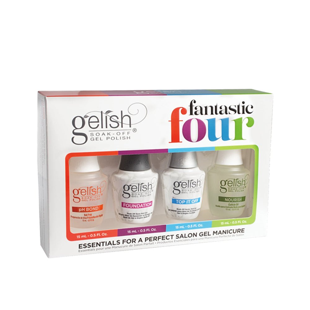 Gelish Fantastic Four Gel Manicure Treatments - DTK Nail Supply