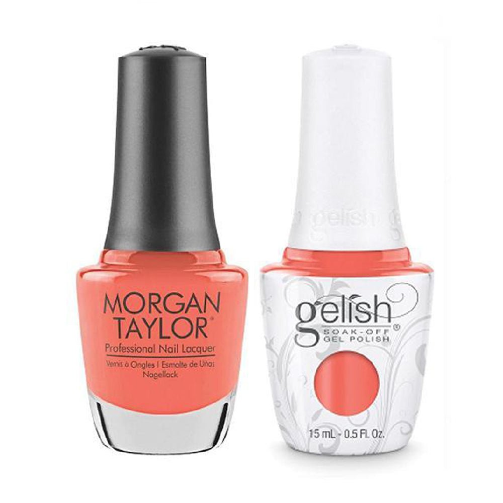 Gelish GE 885 - Sweet Morning Dew - Gelish & Morgan Taylor Combo 0.5 oz - DTK Nail Supply