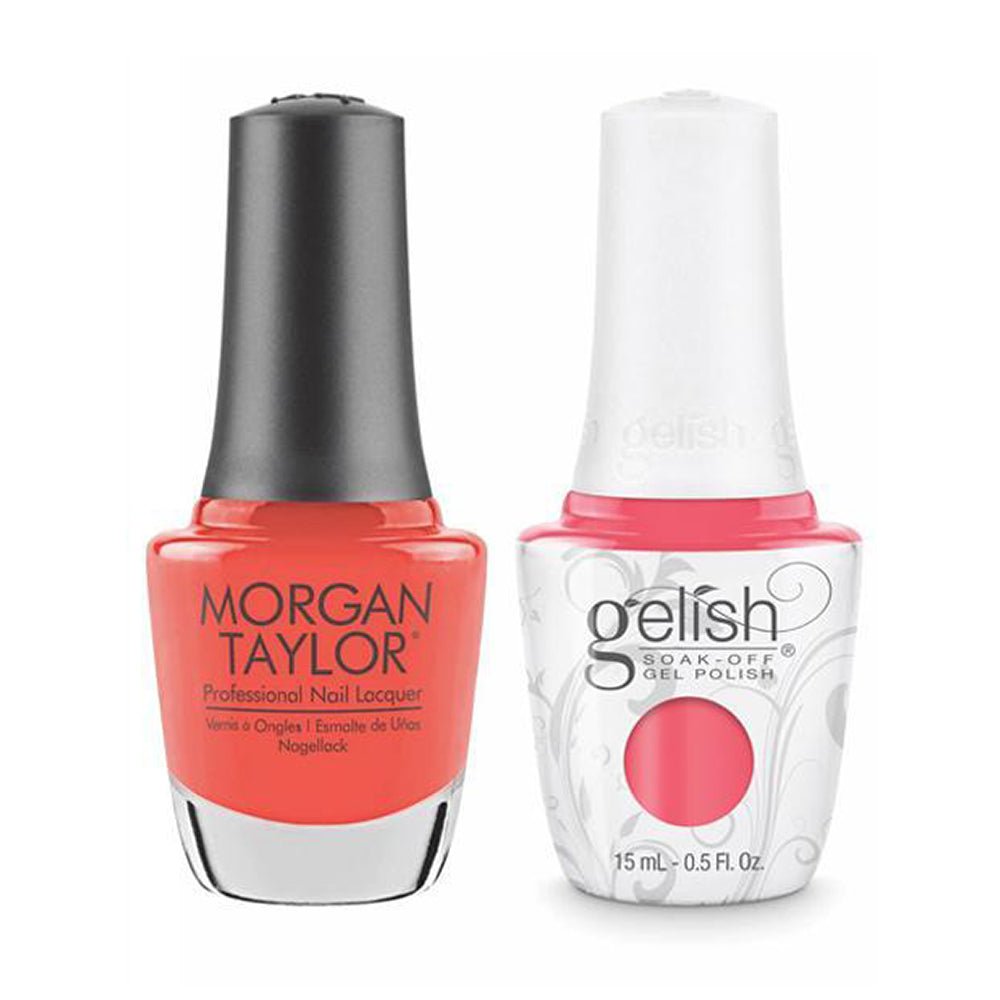 Gelish GE 915 - Brights Have More Fun - Gelish & Morgan Taylor Combo 0.5 oz - DTK Nail Supply