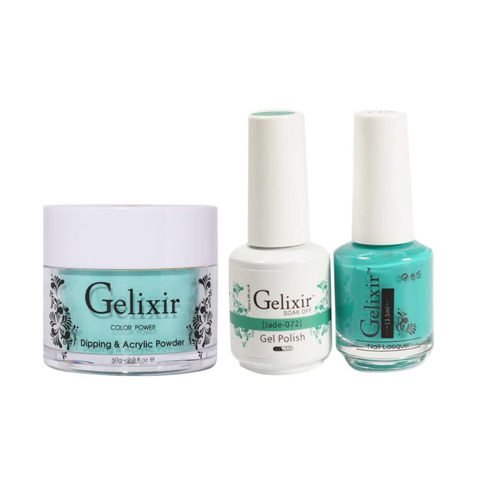 Gelixir 3 in 1 - 072 Jade - Acrylic & Dip Powder, Gel & Lacquer - DTK Nail Supply