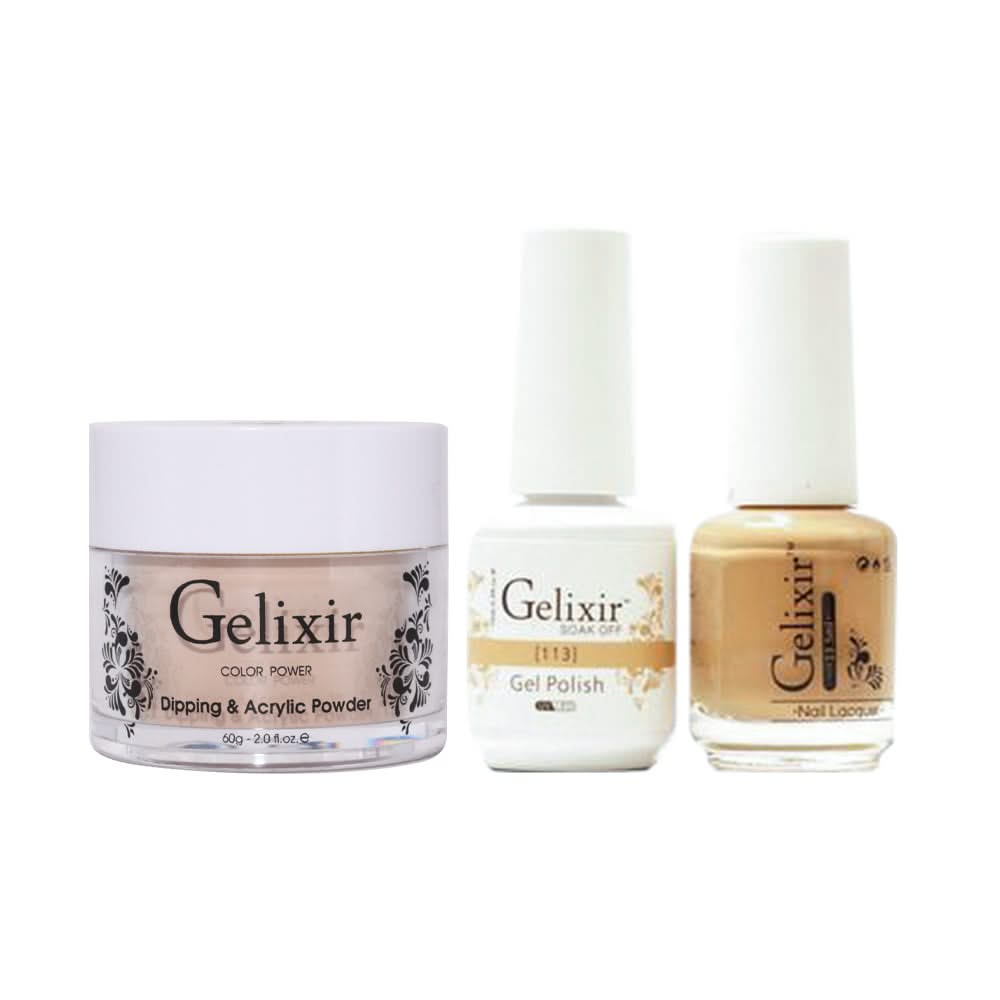 Gelixir 3 in 1 - 113 - Acrylic & Dip Powder, Gel & Lacquer - DTK Nail Supply