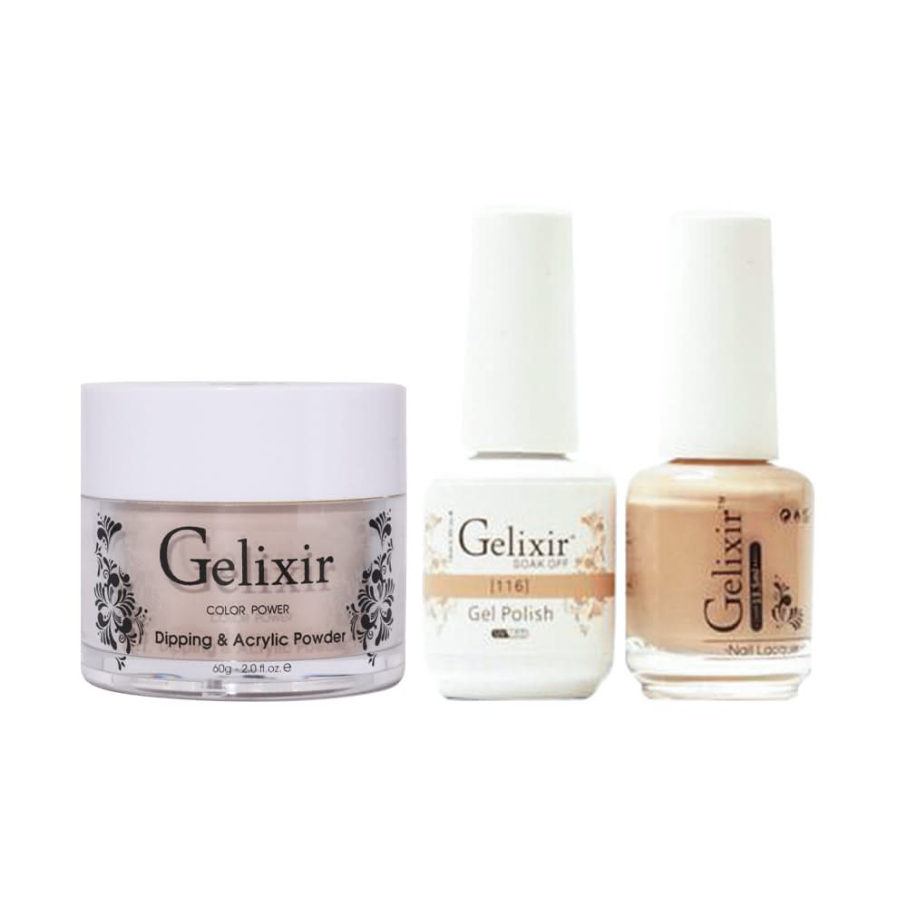 Gelixir 3 in 1 - 116 - Acrylic & Dip Powder, Gel & Lacquer - DTK Nail Supply