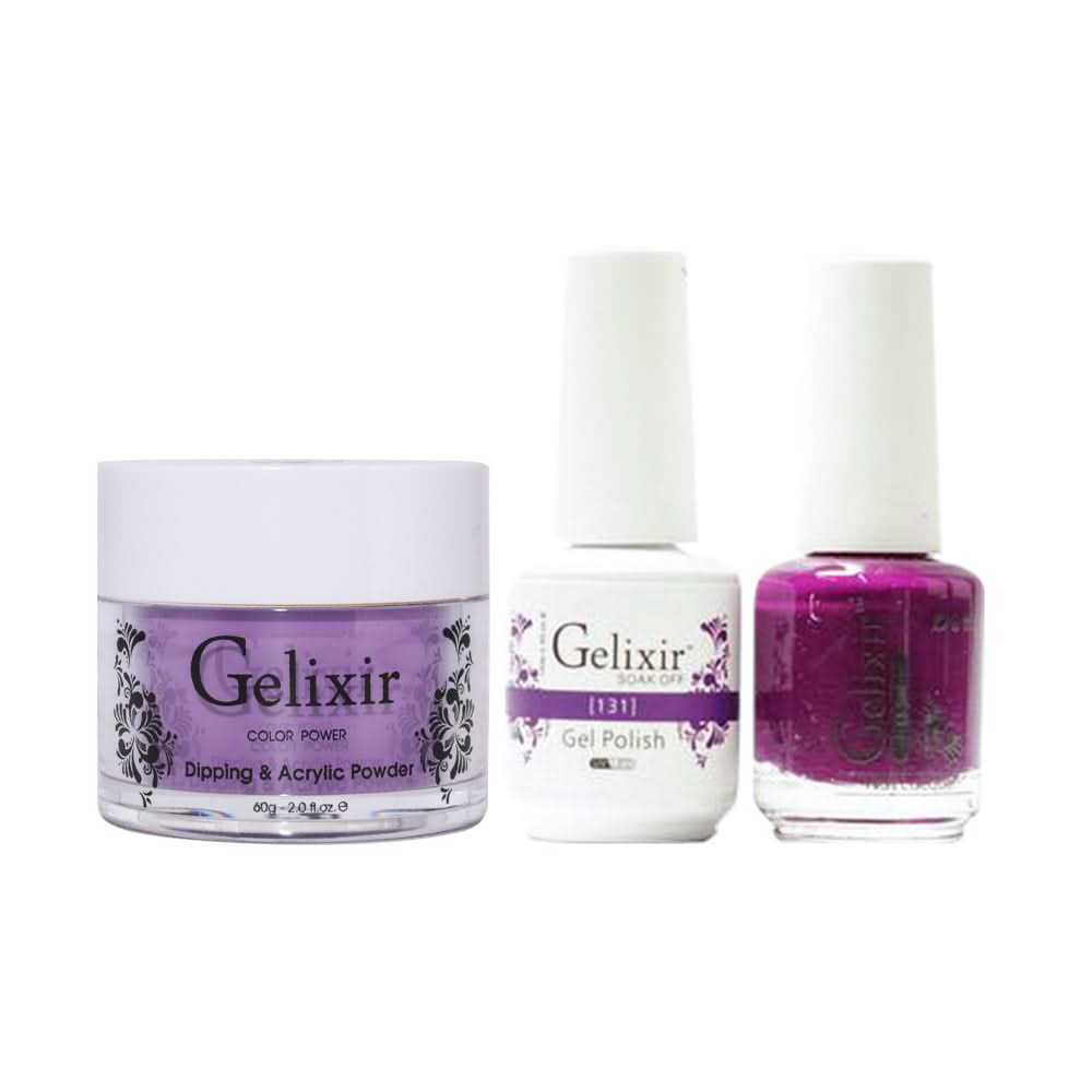 Gelixir 3 in 1 - 131 - Acrylic & Dip Powder, Gel & Lacquer - DTK Nail Supply