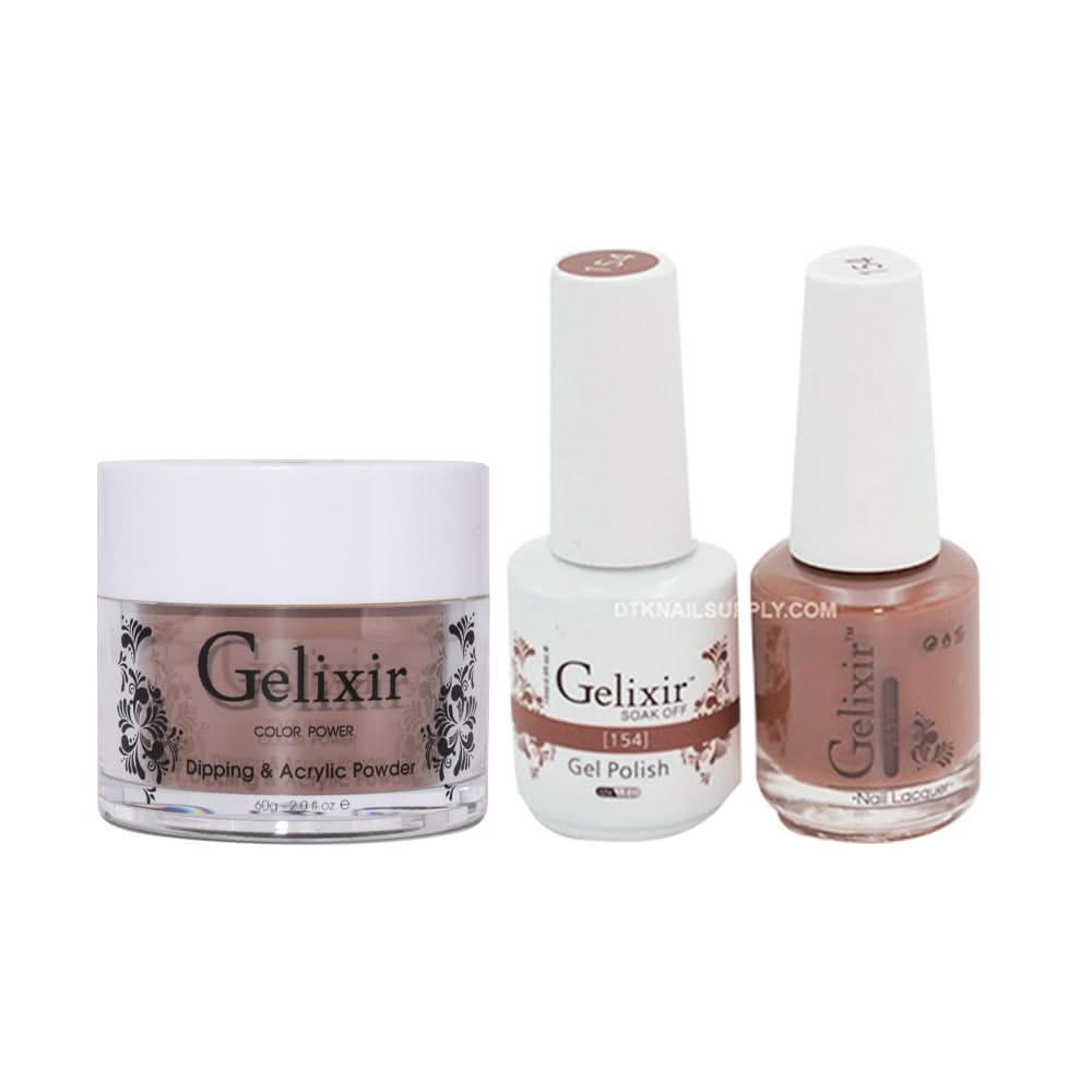 Gelixir 3 in 1 - 154 - Acrylic & Dip Powder, Gel & Lacquer - DTK Nail Supply