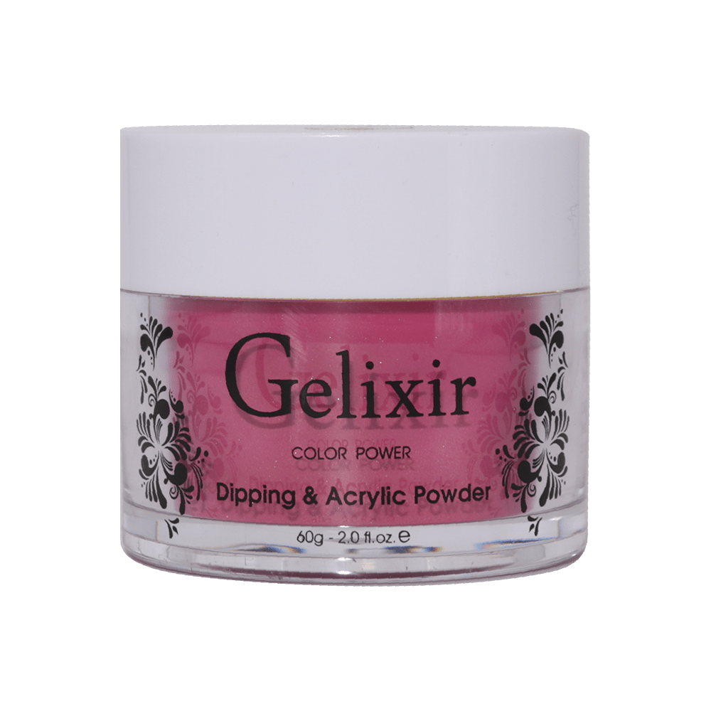 Gelixir Acrylic & Powder Dip Nails - 054 Red Shimmer - DTK Nail Supply
