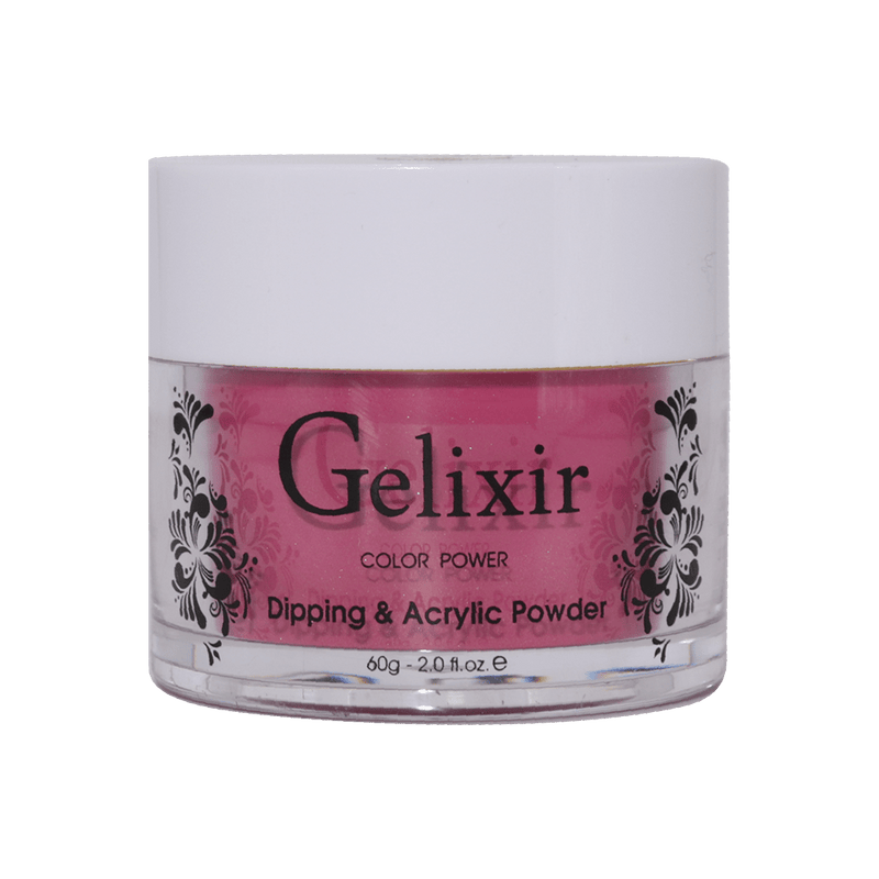 Gelixir Acrylic & Powder Dip Nails - 054 Red Shimmer - DTK Nail Supply