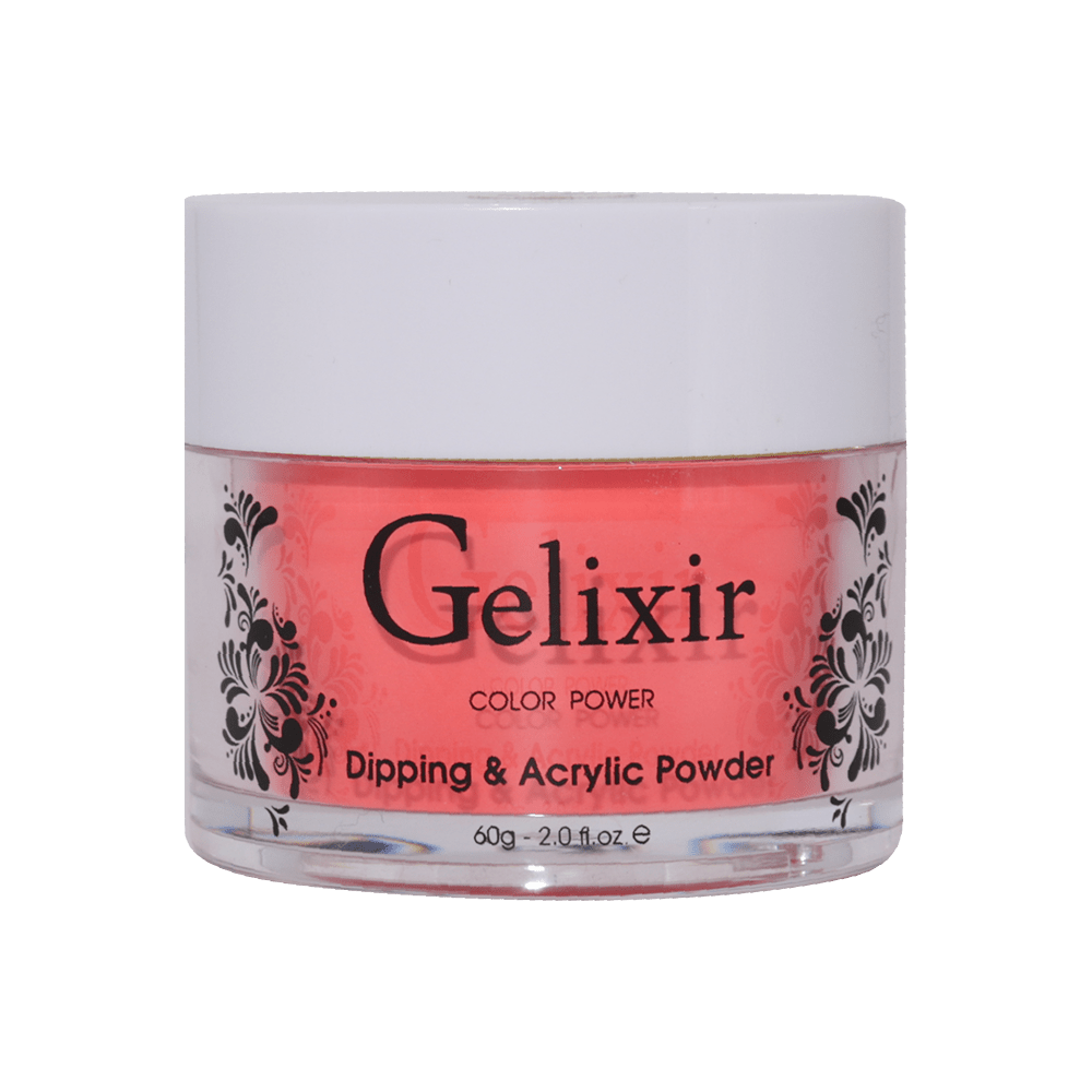 Gelixir Acrylic & Powder Dip Nails - 062 Coral Red - DTK Nail Supply