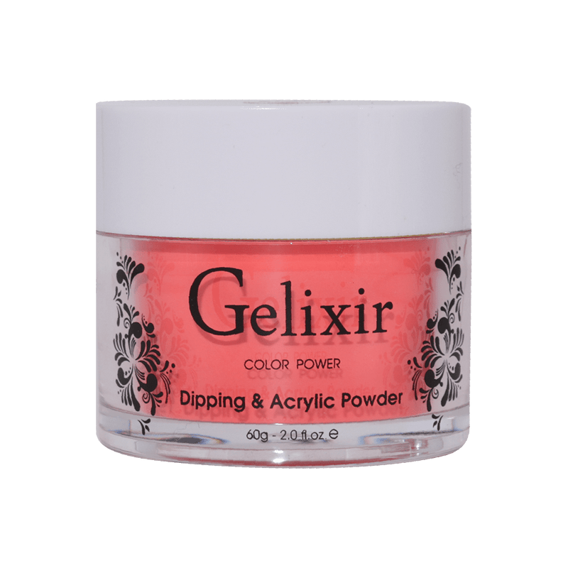 Gelixir Acrylic & Powder Dip Nails - 062 Coral Red - DTK Nail Supply
