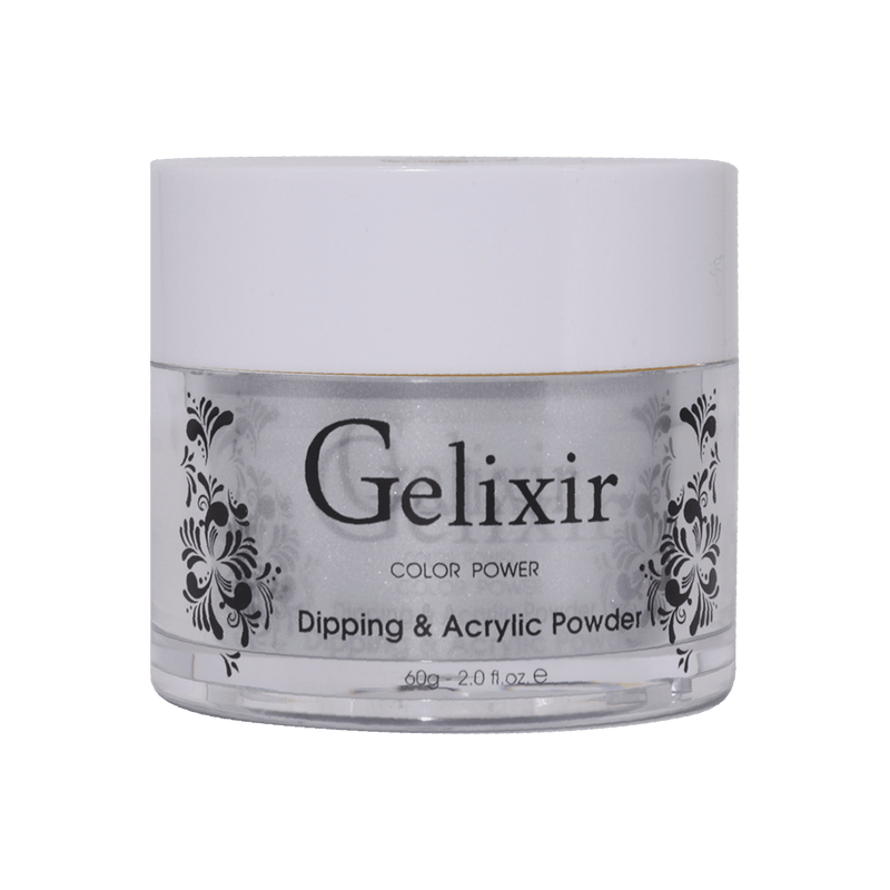 Gelixir Acrylic & Powder Dip Nails - 096 Metallic Silver - DTK Nail Supply