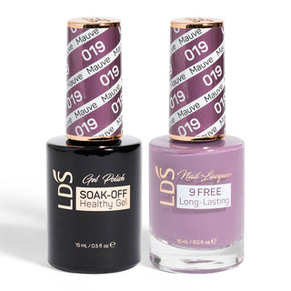  LDS Holiday Gift Bundle: 4 Gel & Lacquer, 1 Base Gel, 1 Top Gel - 018, 019, 132, 144 by LDS sold by DTK Nail Supply