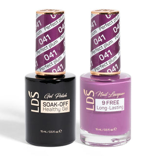  LDS Healthy Gel & Matching Lacquer Bundle 1: 038, 039, 040, 041, 042, 043, 045, BT by LDS sold by DTK Nail Supply