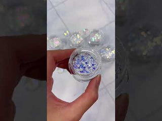 LDS Dazzle Glitter Nail Art - 0.5oz Glam Rock DA04