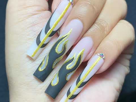 LDS Gel Polish Nail Art Liner - Black 01 (ver 2)