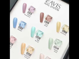 Lavis Holiday Collection: 7 Gel Polishes, 1 Base Gel, 1 Top Gel - SWEET TALK - 023; 069; 068; 022; 009; 004; 003 + BT