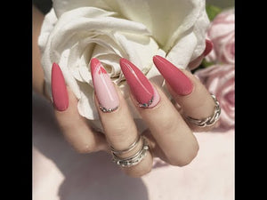 Lavis Gel Nail Polish Duo - 058 Pink Colors - Grace