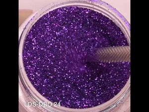 LDS Holographic Fine Glitter Nail Art - 0.5oz DB24 Hopeless Romance