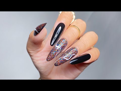Lavis Gel Nail Polish Duo - 102 Red Glitter Colors - Kaleidoscope