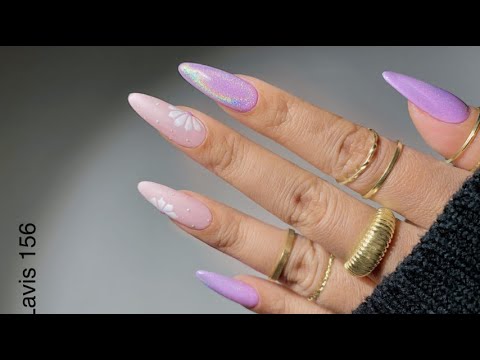 Lavis Gel Nail Polish Duo - 156 Purple Colors - Novel Lilac