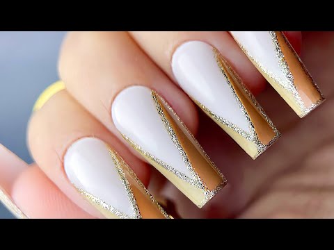 Lavis Gel Nail Polish Duo - 255 Yellow Colors - Ecru