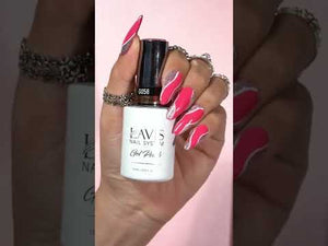 Lavis Gel Nail Polish Duo - 058 Pink Colors - Grace