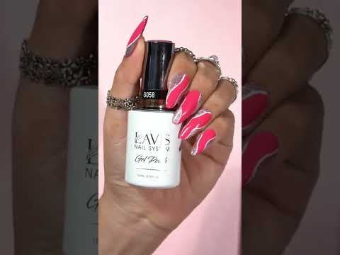 Lavis Gel Nail Polish Duo - 058 Pink Colors - Grace