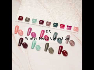 LDS Holiday Collection: 6 Healthy Gel Polishes, 1 Base Gel, 1 Top Gel, 1 Strengthener - COOL VIBES - 018; 019; 020; 021; 022; 023