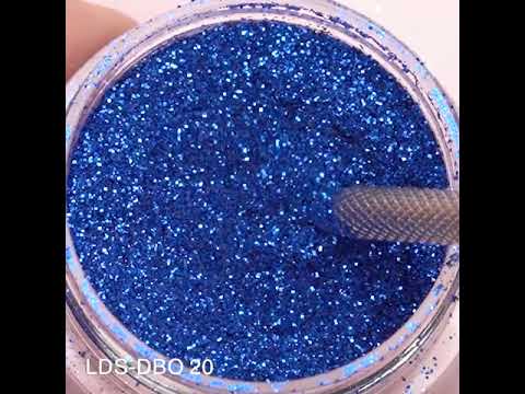 LDS Holographic Fine Glitter Nail Art - 0.5oz DB20 Deep Sea
