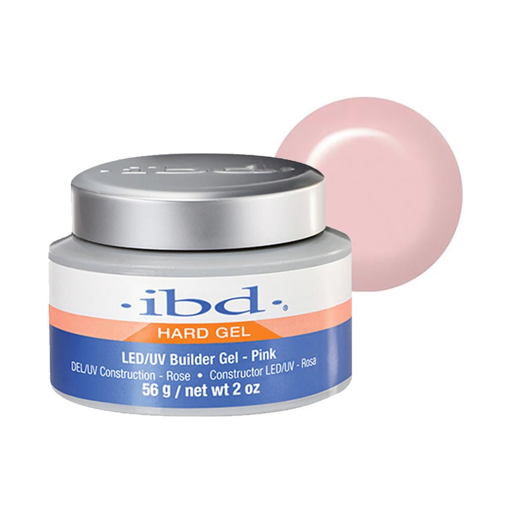IBD LED/UV Builder Gel Pink - 2 oz - DTK Nail Supply